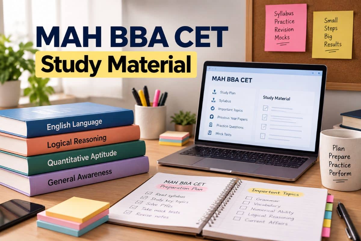 MAH BBA CET Study Material 2027: Best Books, Notes & Preparation Resources